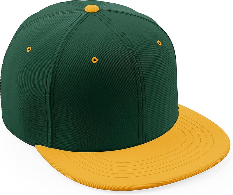 Daxton Store Classic Blank Snapback Flat Bill Visor Hat Cap One Size Adjustable Back - Image 1